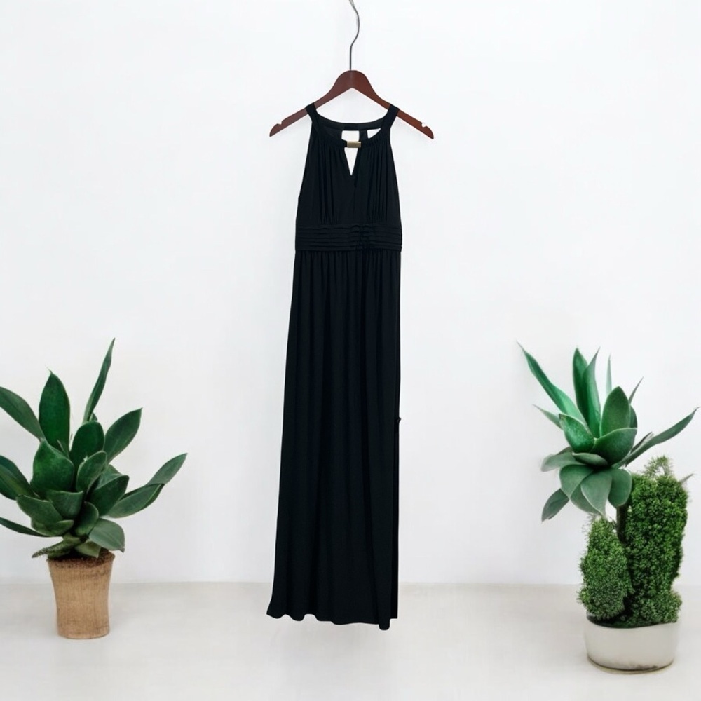 Emma & Michele Elegant Black Maxi Dress